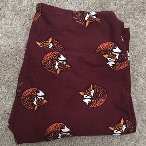 Lularoe OS fox leggings!