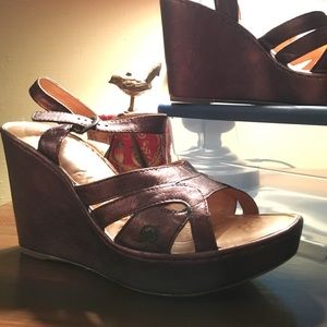 Born wedge sandals