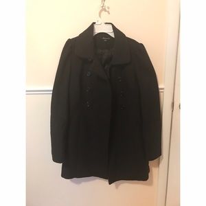 Forever 21 black peacoat