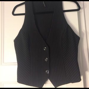 Pinstripe vest