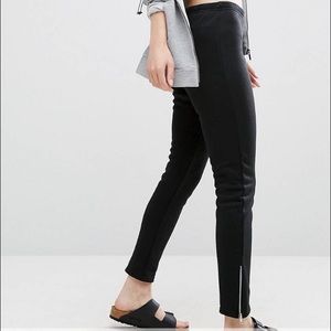NWOT ASOS Stitch & Pieces Zip Legging