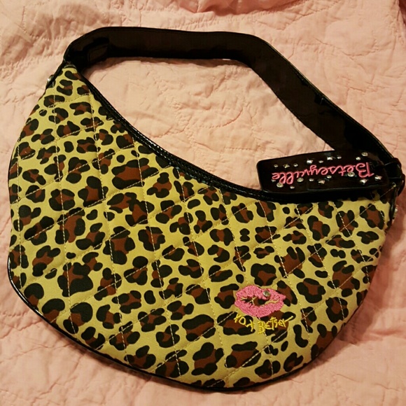 Betseyville Betsey Johnson Leopard shoulder bag - Picture 2 of 4