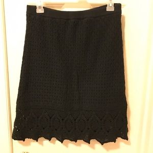 NWOT, ATHLETA Cutback Crochet Skirt, Black, Sz M NWOT, ATHLETA Cutback Crochet Skirt, Black, Sz M