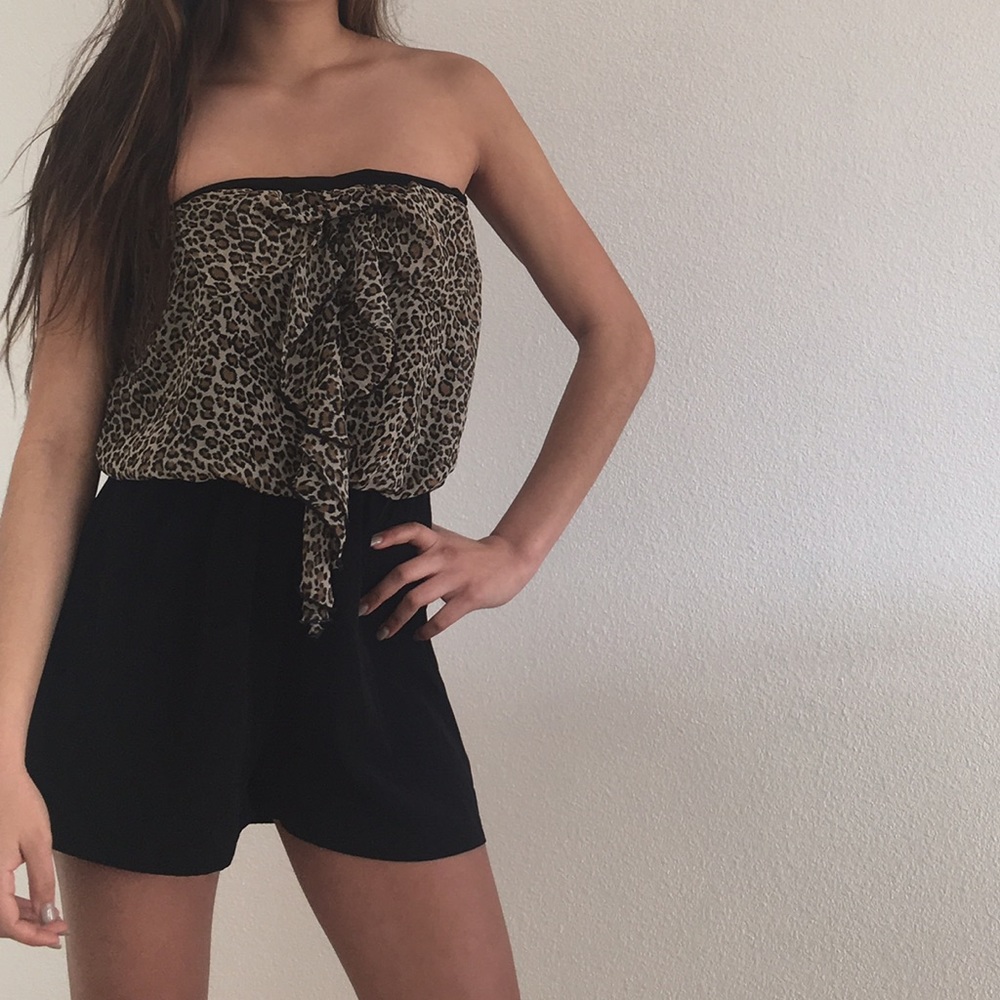 Cheetah romper