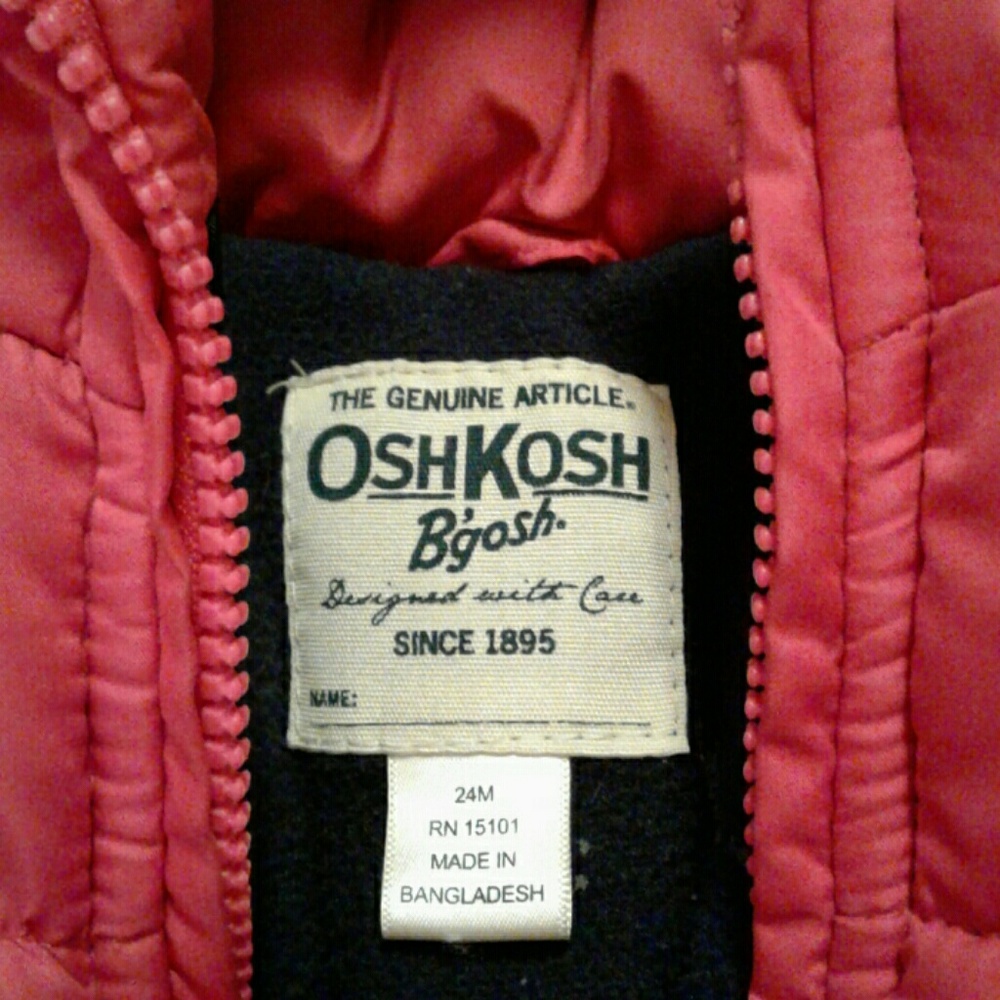 Osh Kosh Puffer jacket
