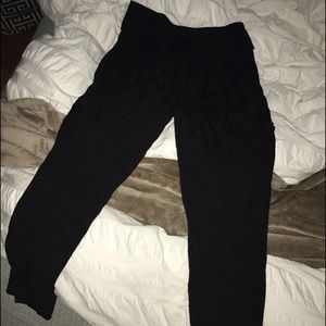 Black lace  Zara joggers