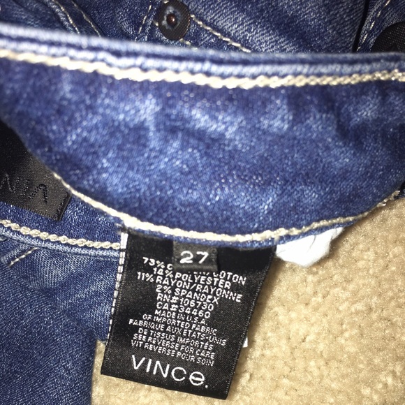 Like-new size 27 Vince skinny jeans - Picture 2 of 3