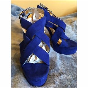 Royal Blue Heels