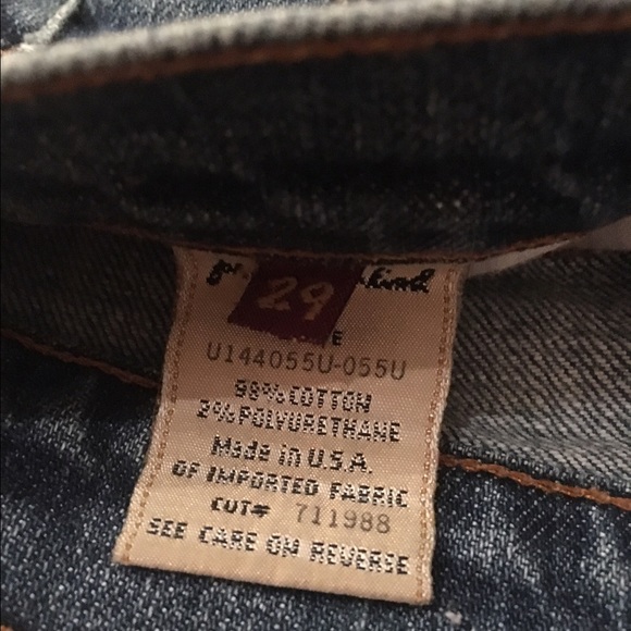 Size 29 7 For All Man Kind jeans - Picture 2 of 3