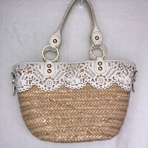 Rafe New York Straw Purse Tote - Picture 3 of 8