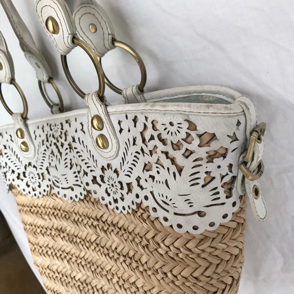 Rafe New York Straw Purse Tote - Picture 5 of 8