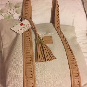 Big Buddha canvas tote NWT Never used