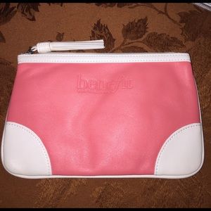Benefit Cosmetics pink cosmetic bag! New.