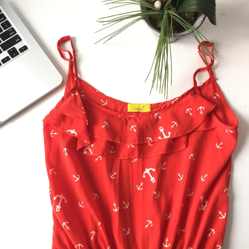 Girl's Anchor Romper