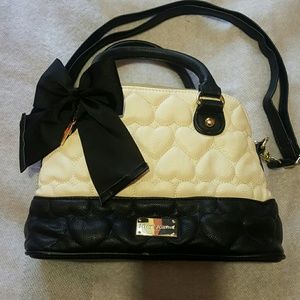 Betsey Johnson Quilted Heart Bag