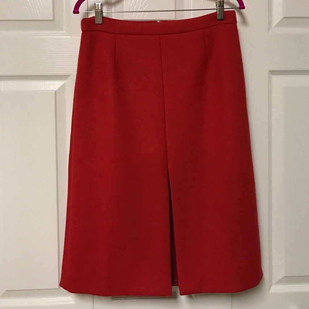 J Crew Wool skirt with split