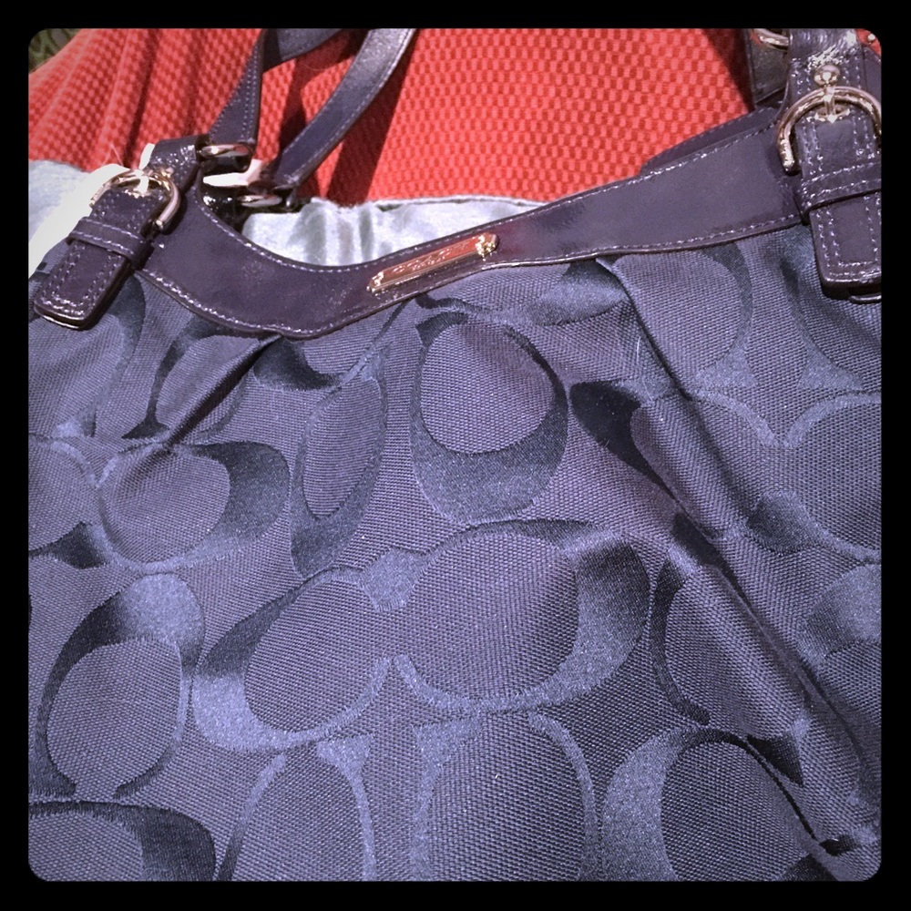 Dark navy coach bag