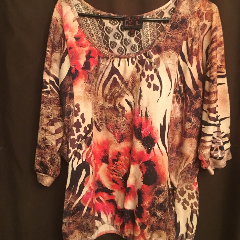 Shirt various colors w/ sm jewels