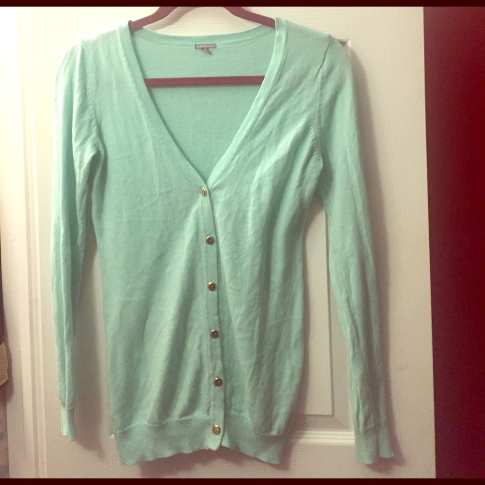 Light blue cardigan