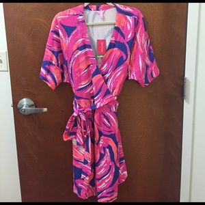 Lilly Pulitzer Flamingo Wrap dress