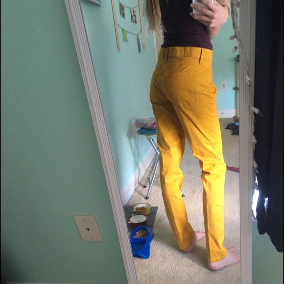 LOFT orange modern skinny pant size 27/4 - Picture 3 of 8