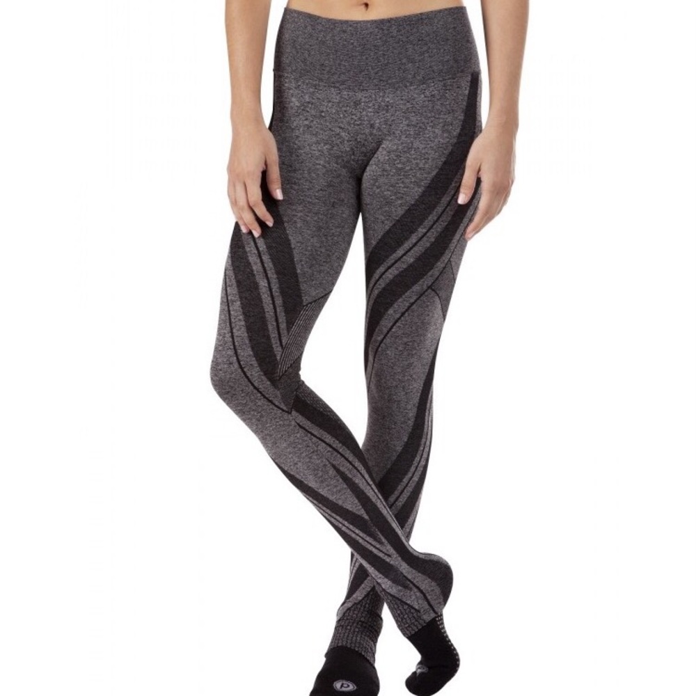 Pure Barre Manchester Tights, Charcoal, Medium