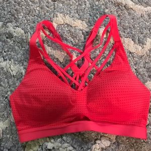 Red Strappy Victoria's secret sports bra