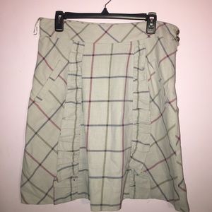 Anthropologie Plaid Skirt