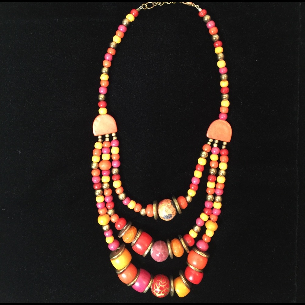 Women's Three Strand Necklace