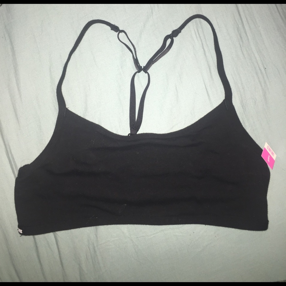 BLACK CAGED BRALETTE