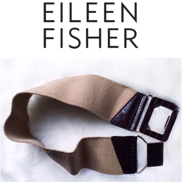 . {EILEEN FISHER} Genuine leather + cotton safari - Picture 8 of 8