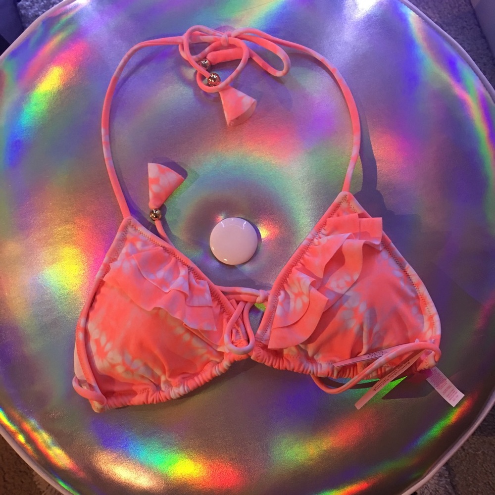 NWT Victoria's Secret Flounce Teeny Triangle Top