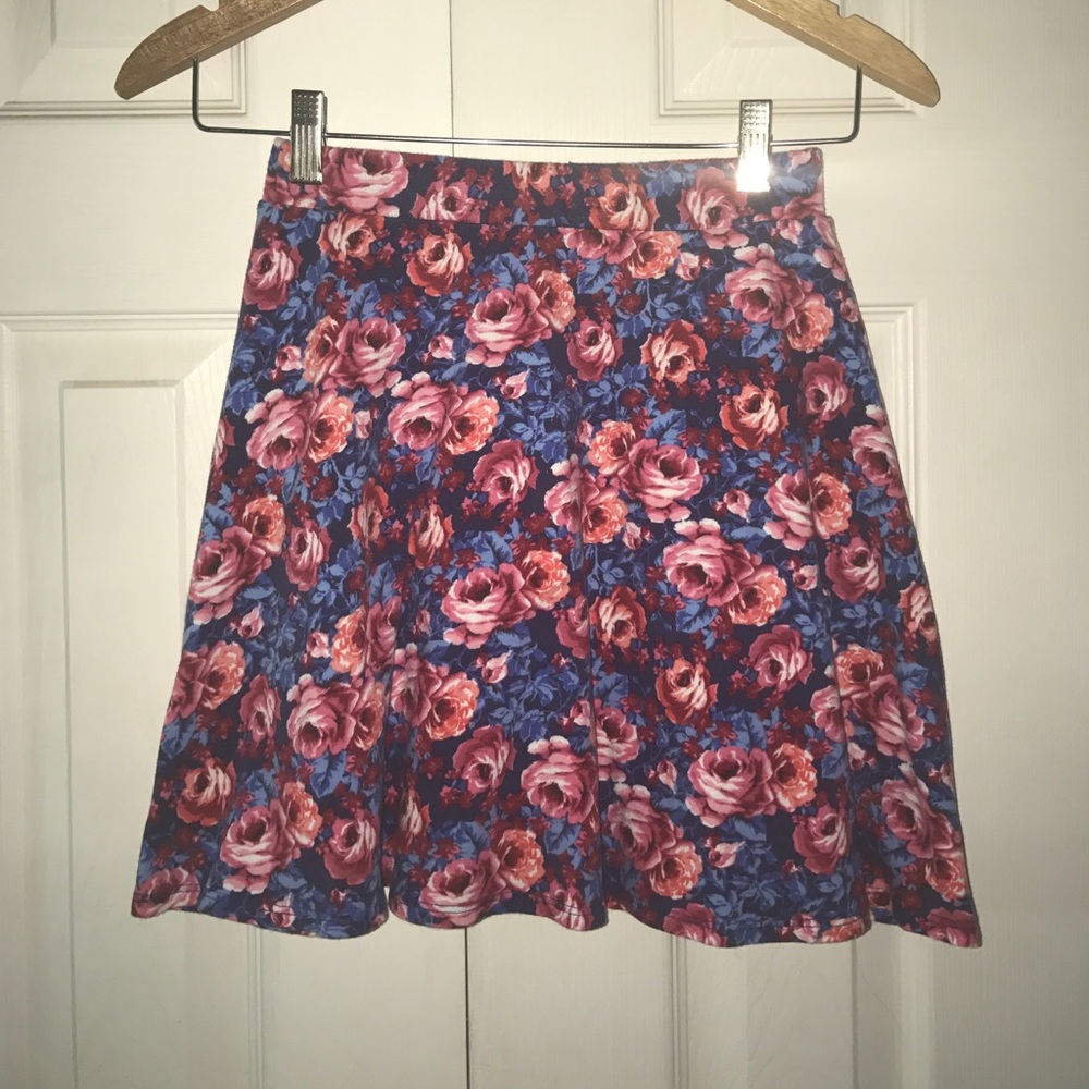 Floral Skater Skirt