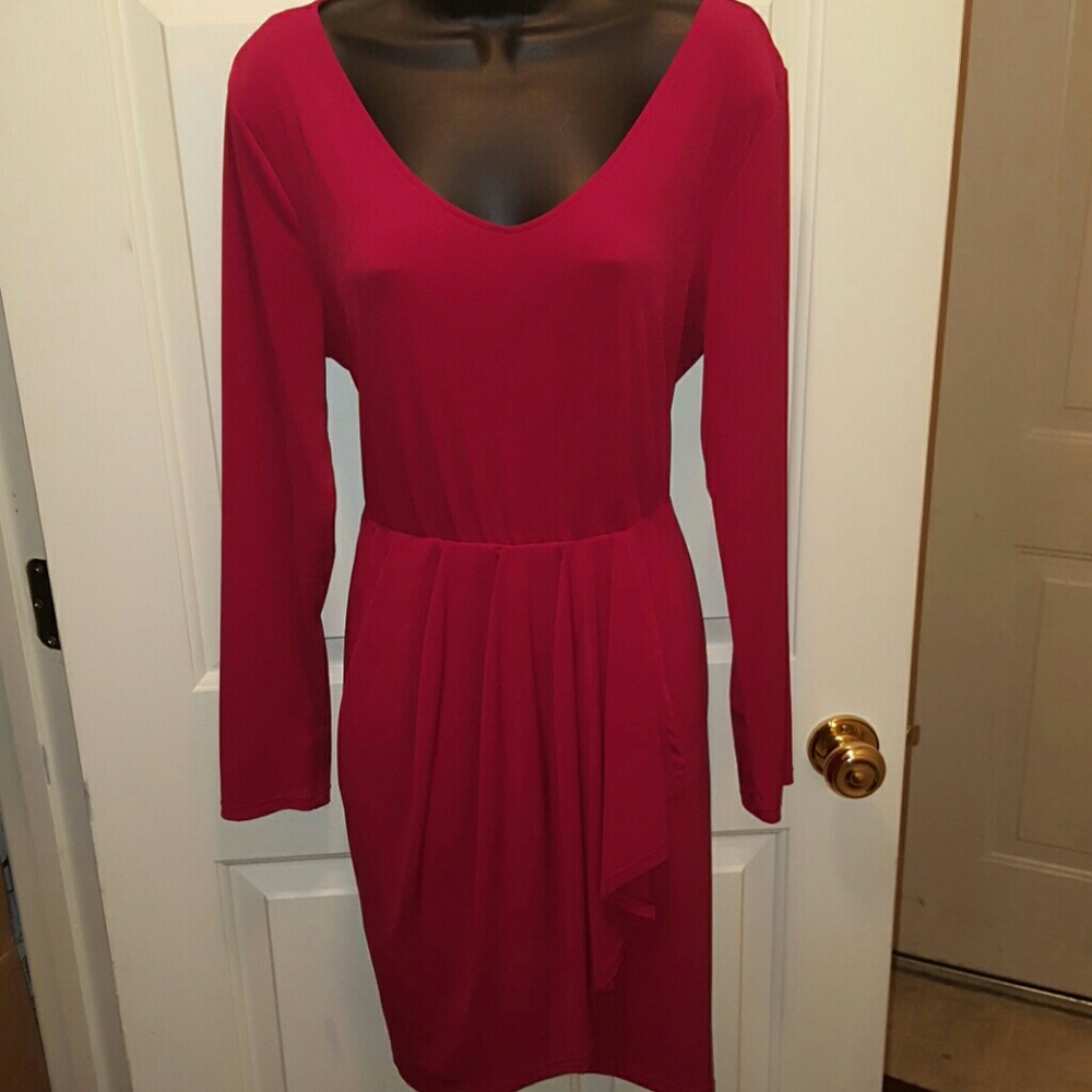 Daisy Fuentes faux Wrap Dress