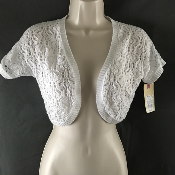 White cropped sweater - Picture 1 of 4