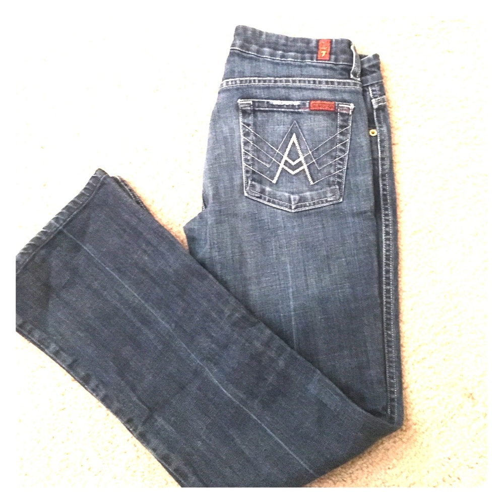 Barely worn size 28 7 jeans