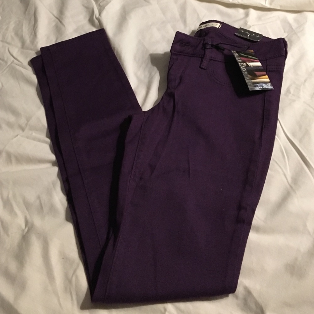 Skinny Jeans in Plum