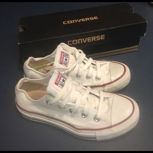 White Converse Size 6