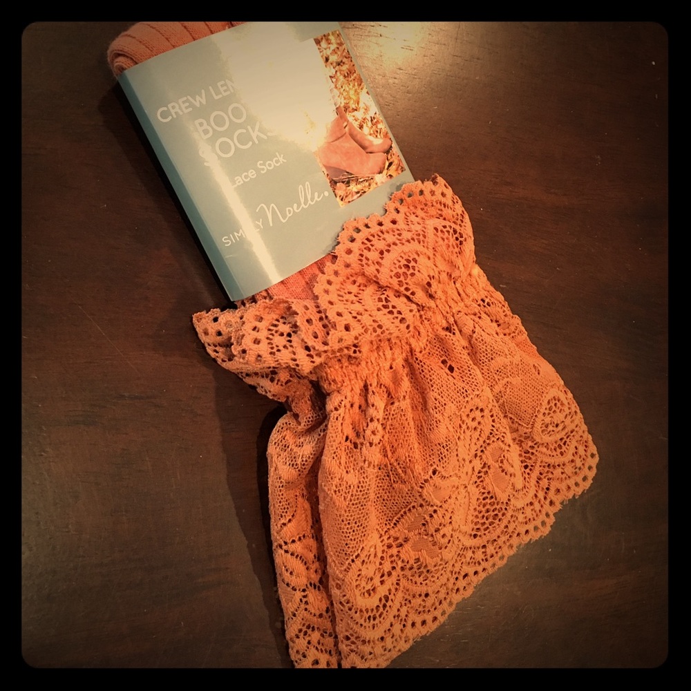 Lace boot socks