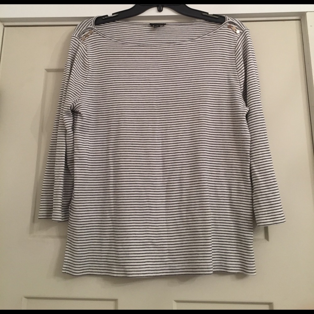 Striped Ann Taylor Shirt