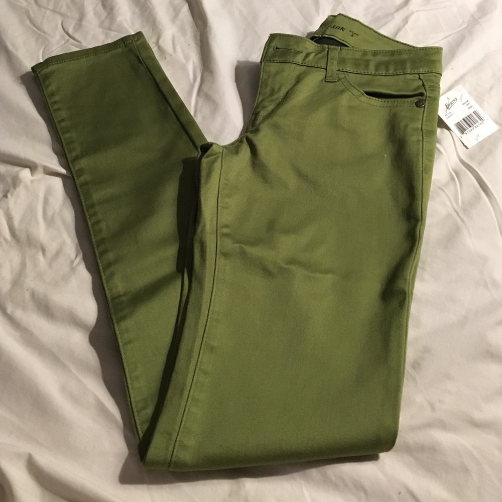 Green Skinny Jeans