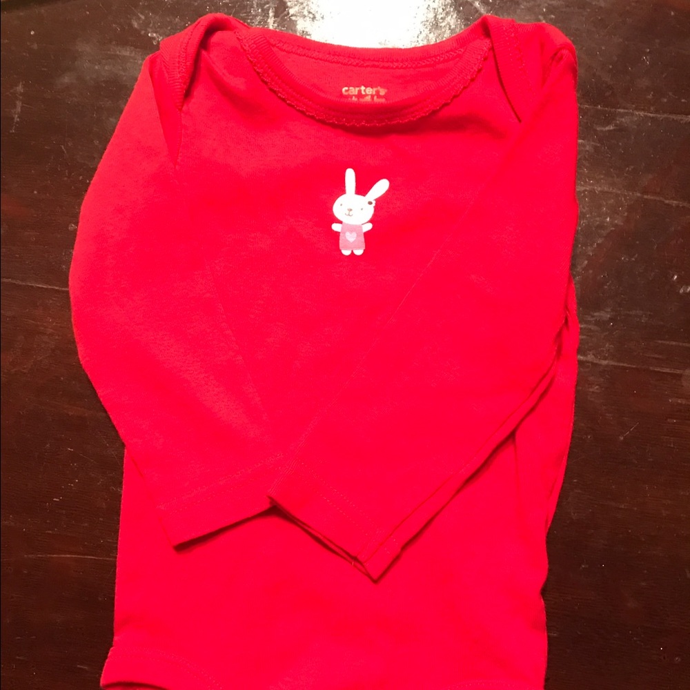 Carter's Red Onesie