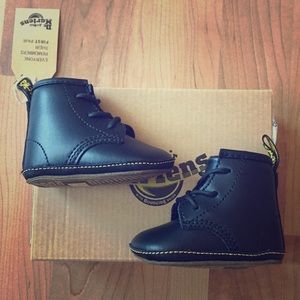 Infant soft sole Dr. Martins lace up boots