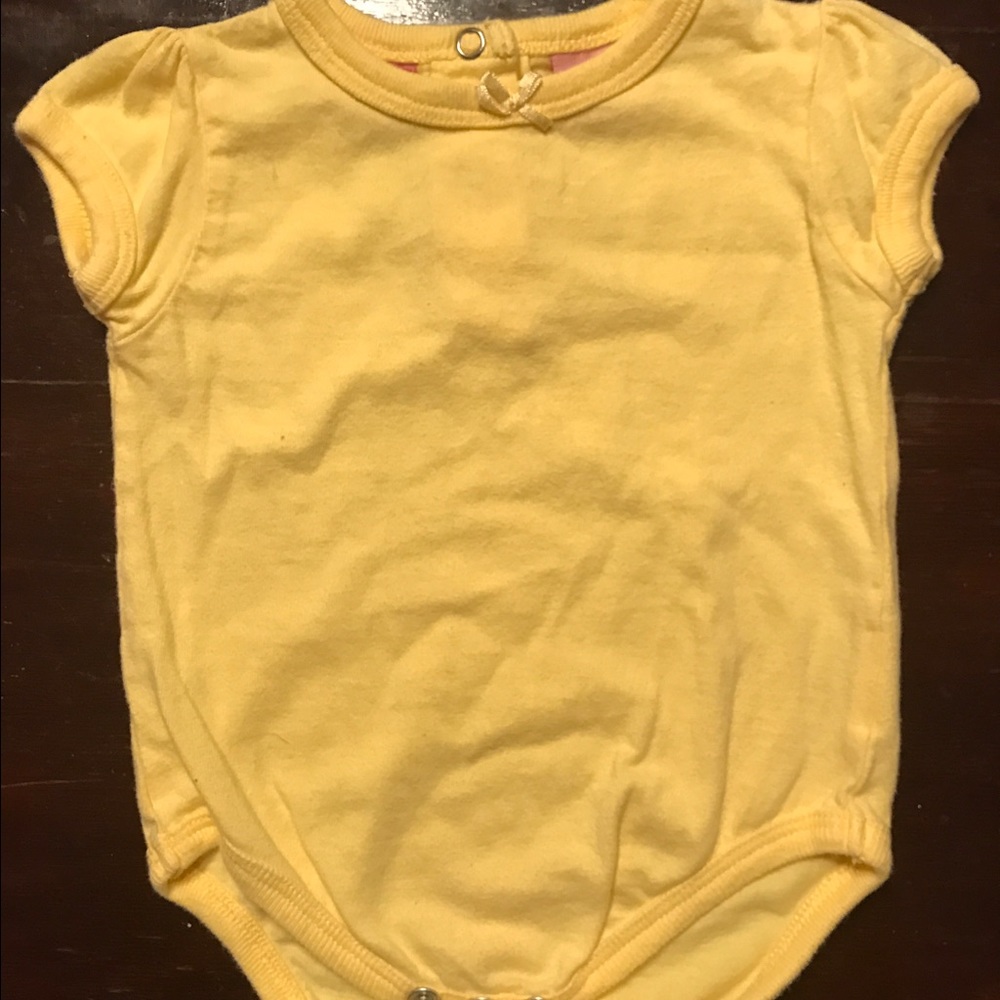 French Toast Yellow Onesie