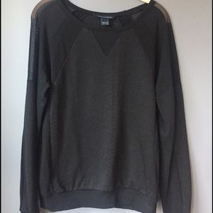 French connection black sweater