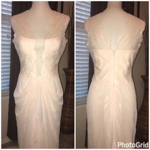 BCBG MAXAZRIA "Brandy" Vanilla Gown 8
