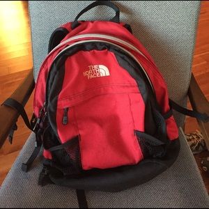 North Face Red Backpack
