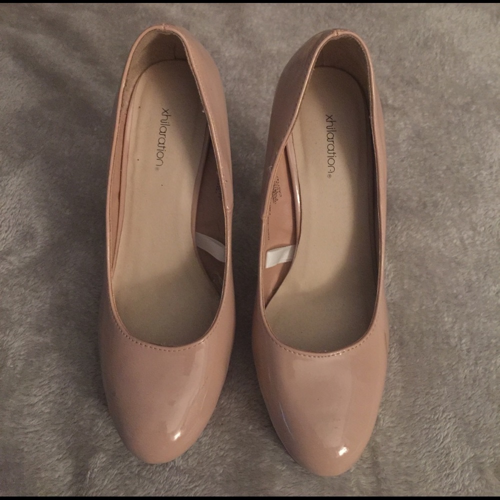 Nude Platform Heels