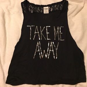 PINK VS lace tank top!