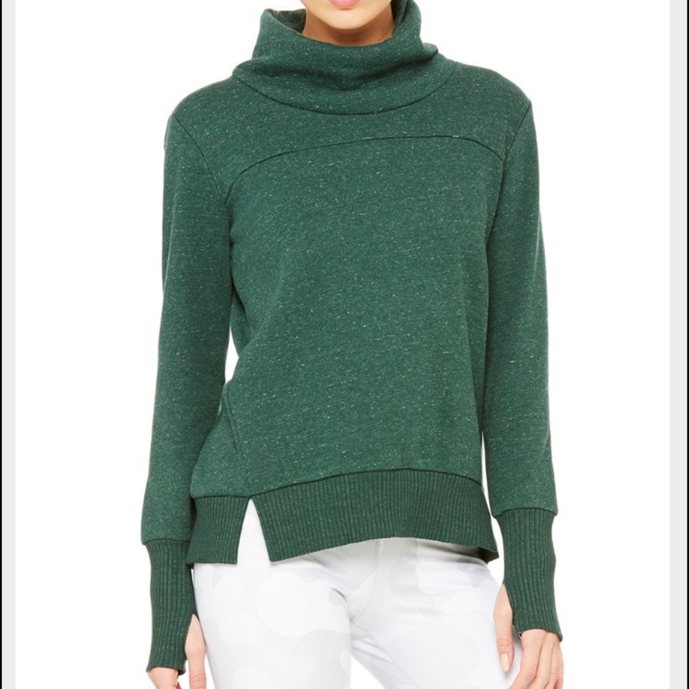 Alo Haze Long Sleeve, Evermint, Medium